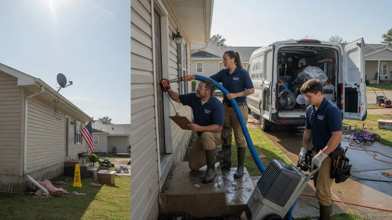 Ceiling Water Damage Restoration in Drexel, NC near me